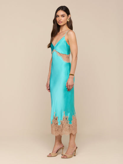 Scotly Silk Lace Dress