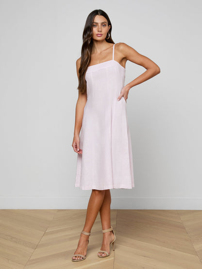 Mitzy Linen Midi Dress