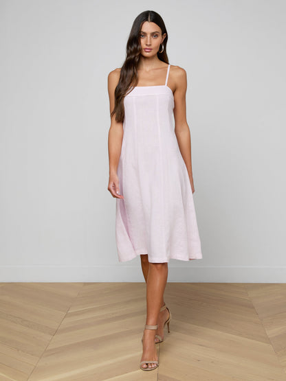 Mitzy Linen Midi Dress