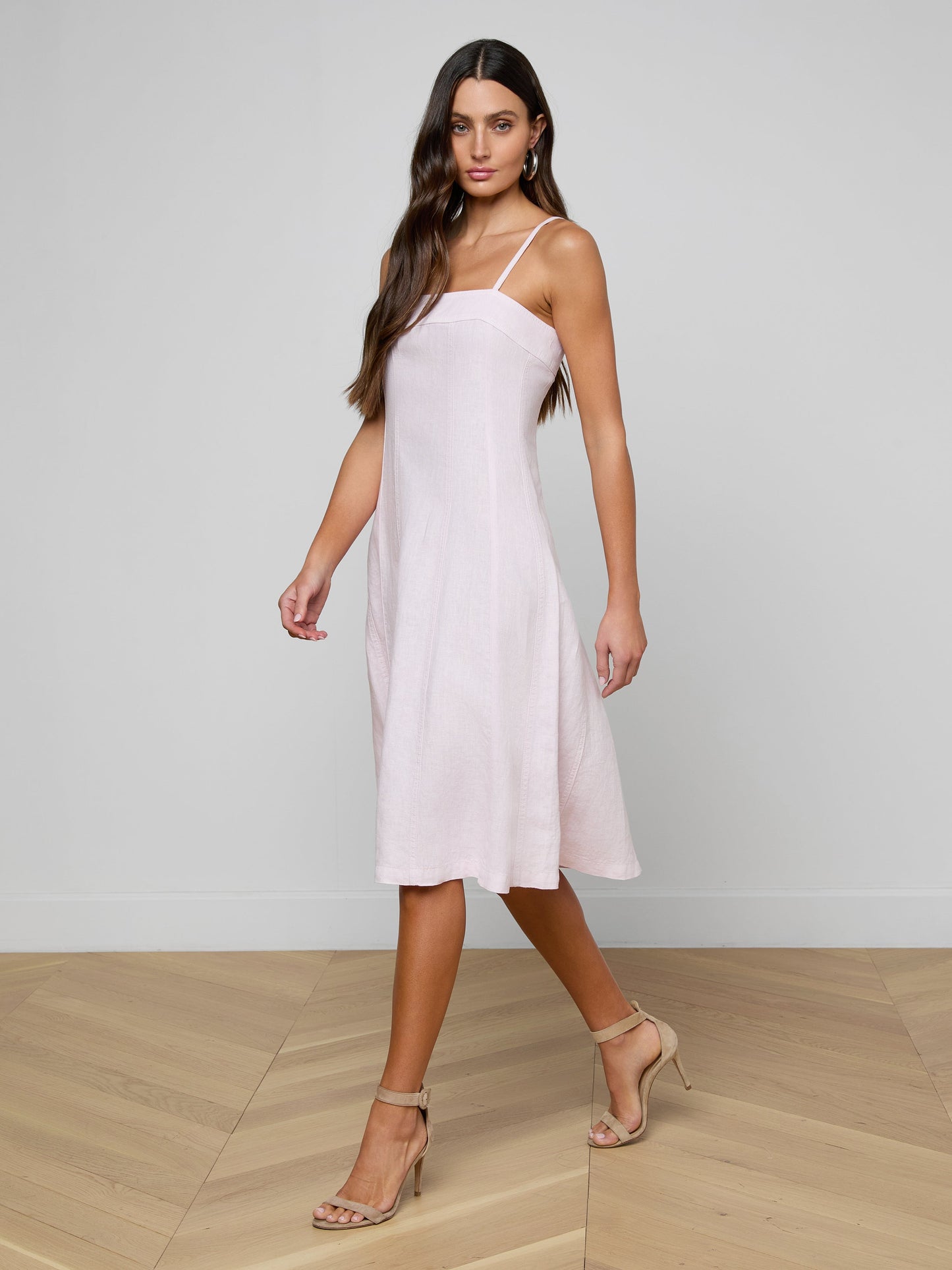 Mitzy Linen Midi Dress