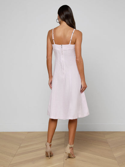 Mitzy Linen Midi Dress