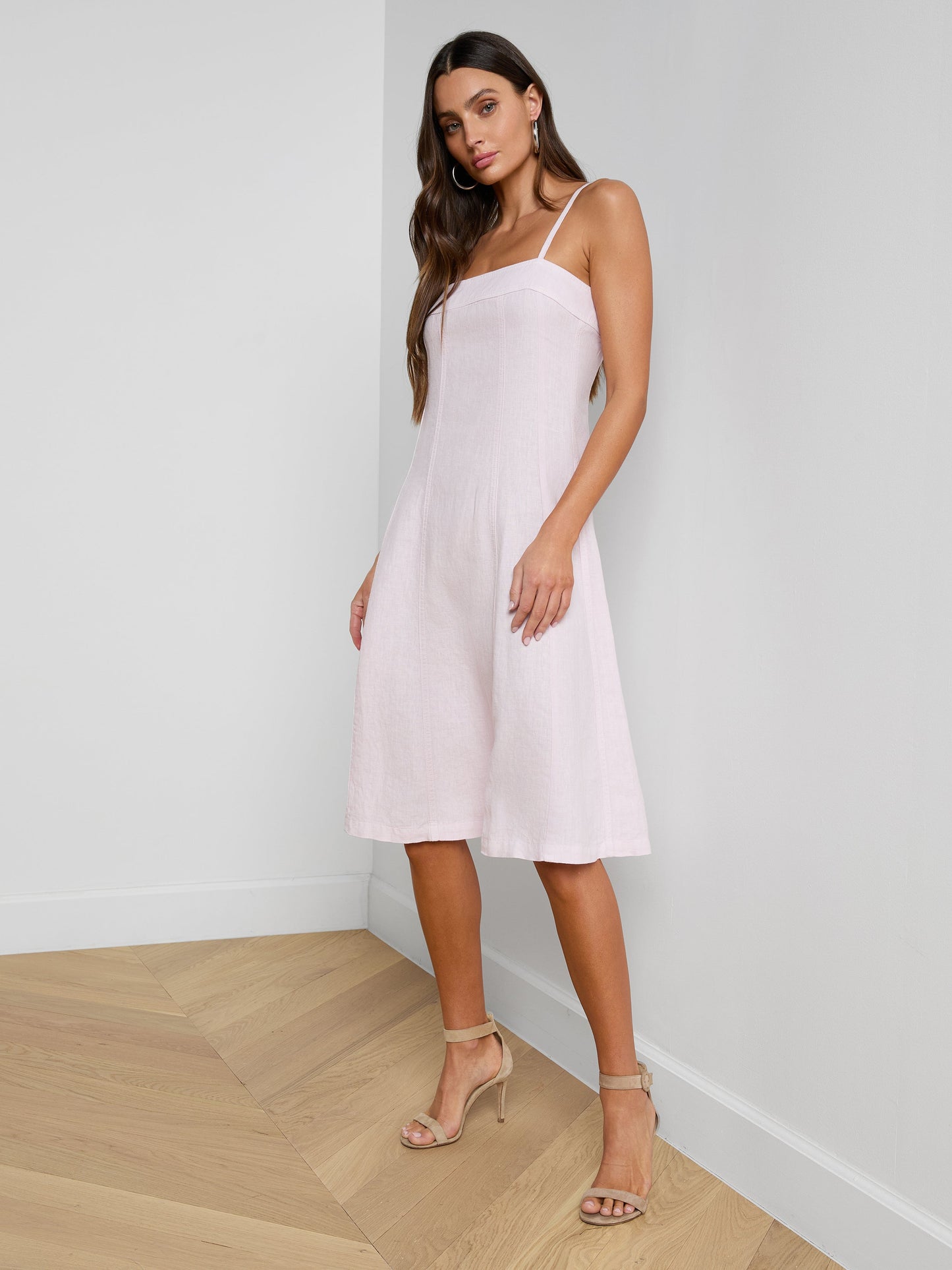 Mitzy Linen Midi Dress