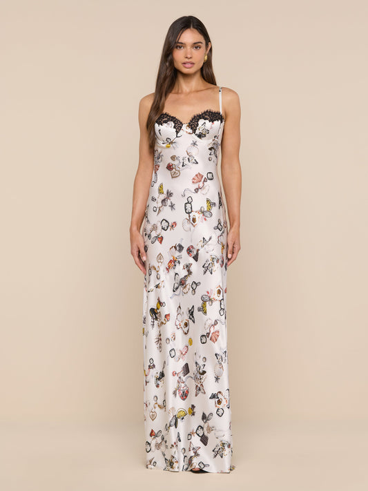 Sayla Silk Gown