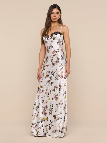 Sayla Silk Gown
