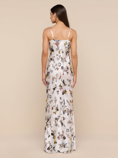 Sayla Silk Gown