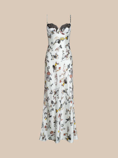Sayla Silk Gown