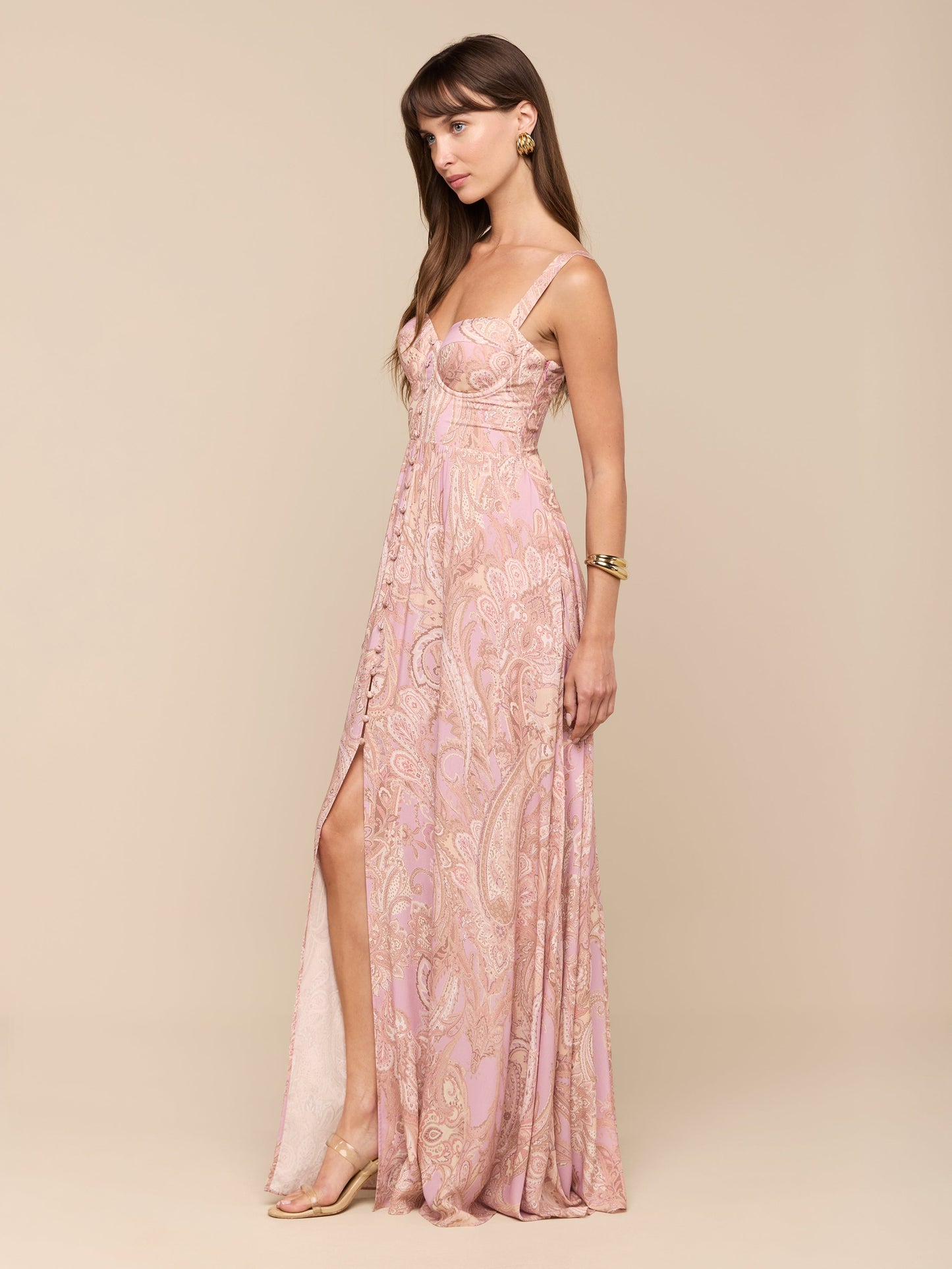 Rosette Maxi Dress