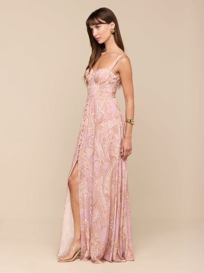 Rosette Maxi Dress