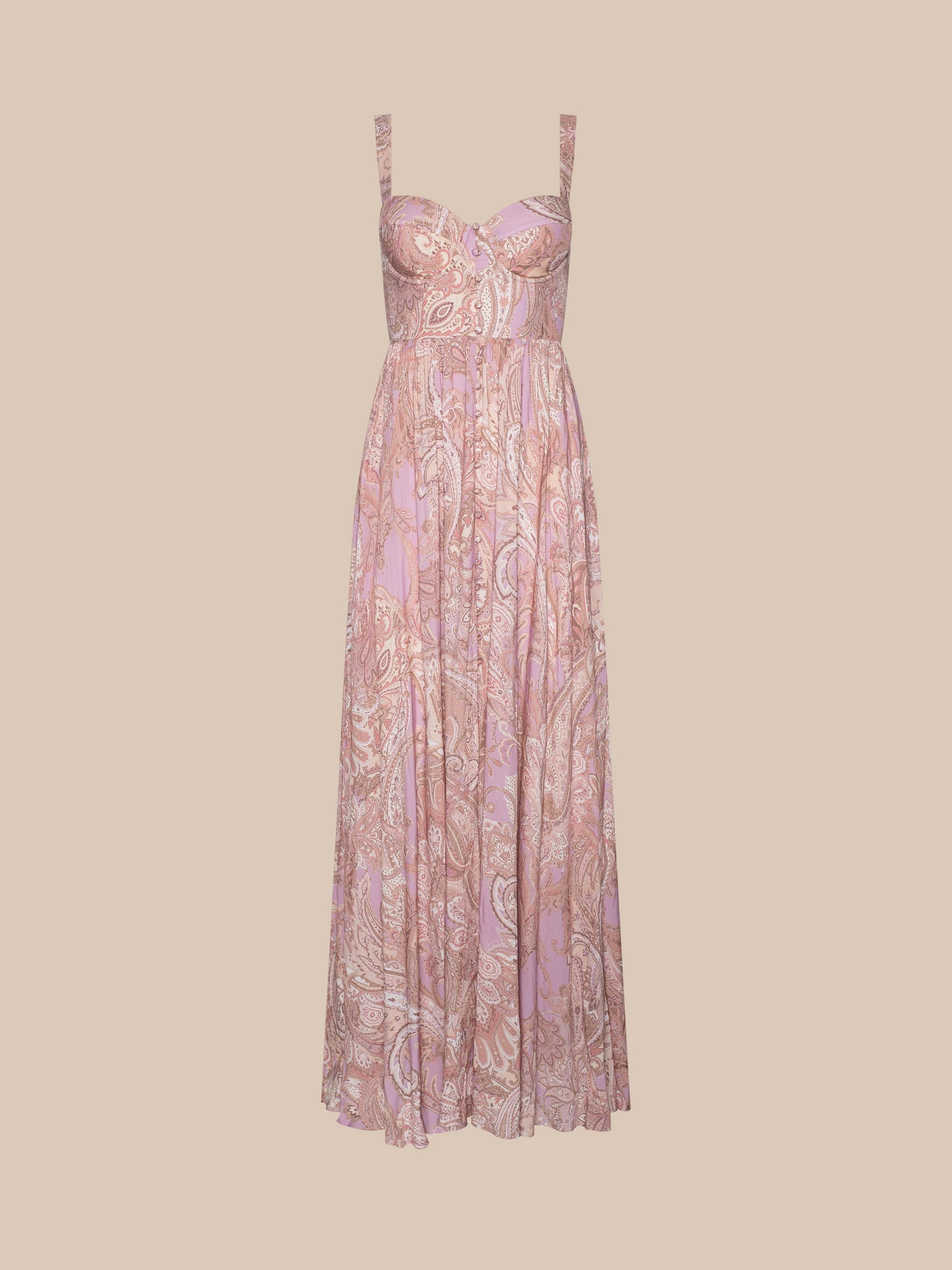 Rosette Maxi Dress