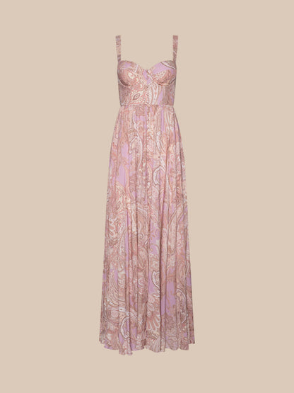 Rosette Maxi Dress