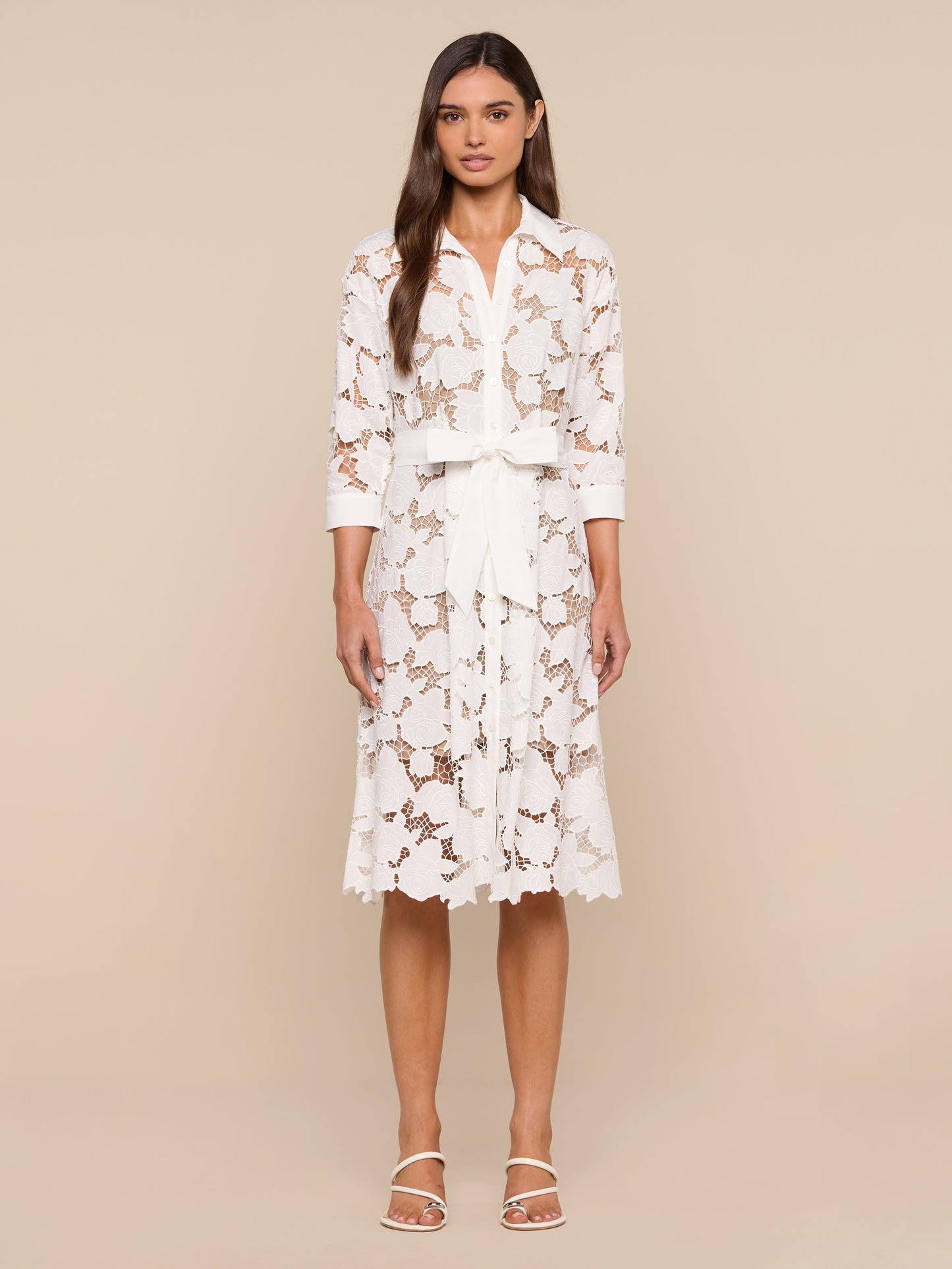 May Eyelet Shirt Dress