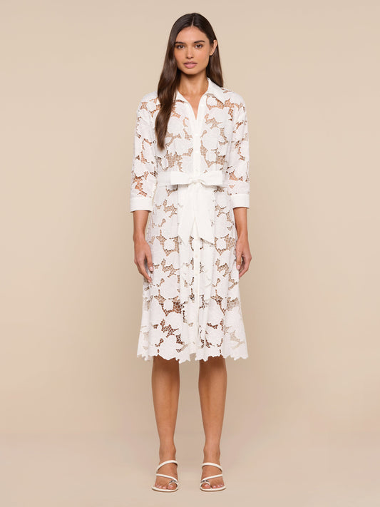 May Eyelet Shirt Dress