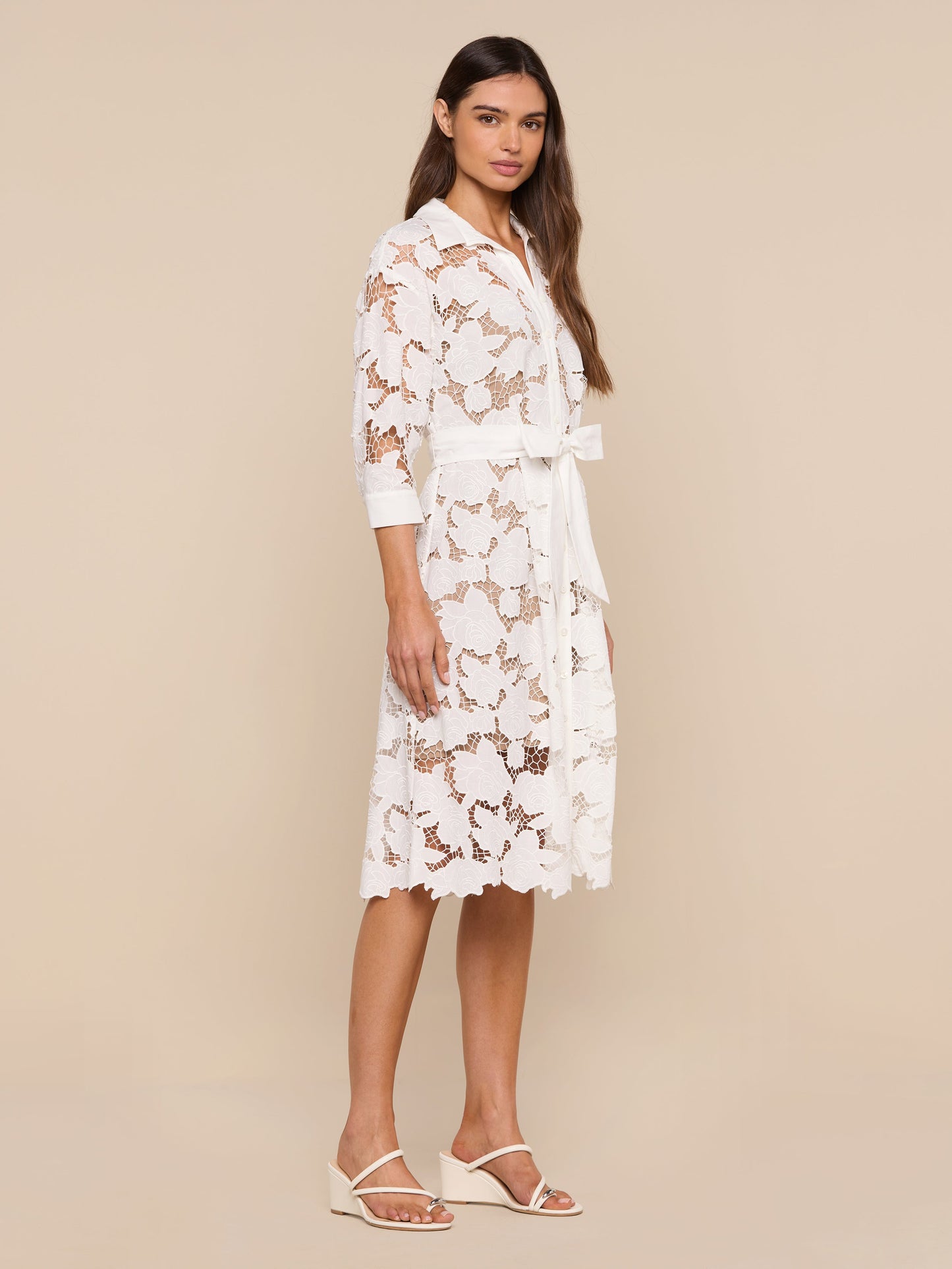 May Eyelet Shirt Dress