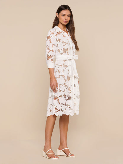 May Eyelet Shirt Dress