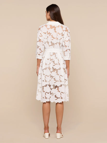 May Eyelet Shirt Dress