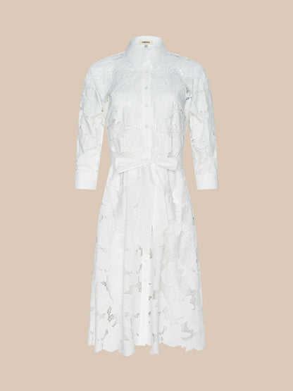 May Eyelet Shirt Dress