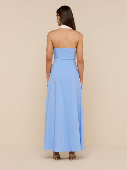 Maurie Poplin Maxi Dress