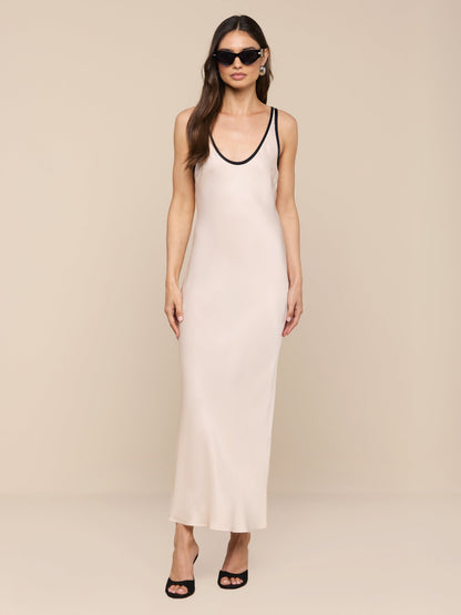 Akiya Satin Maxi Dress