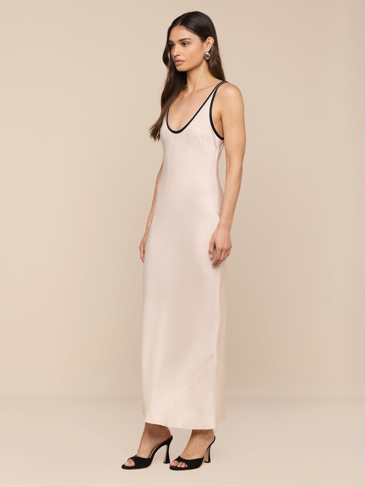 Akiya Satin Maxi Dress