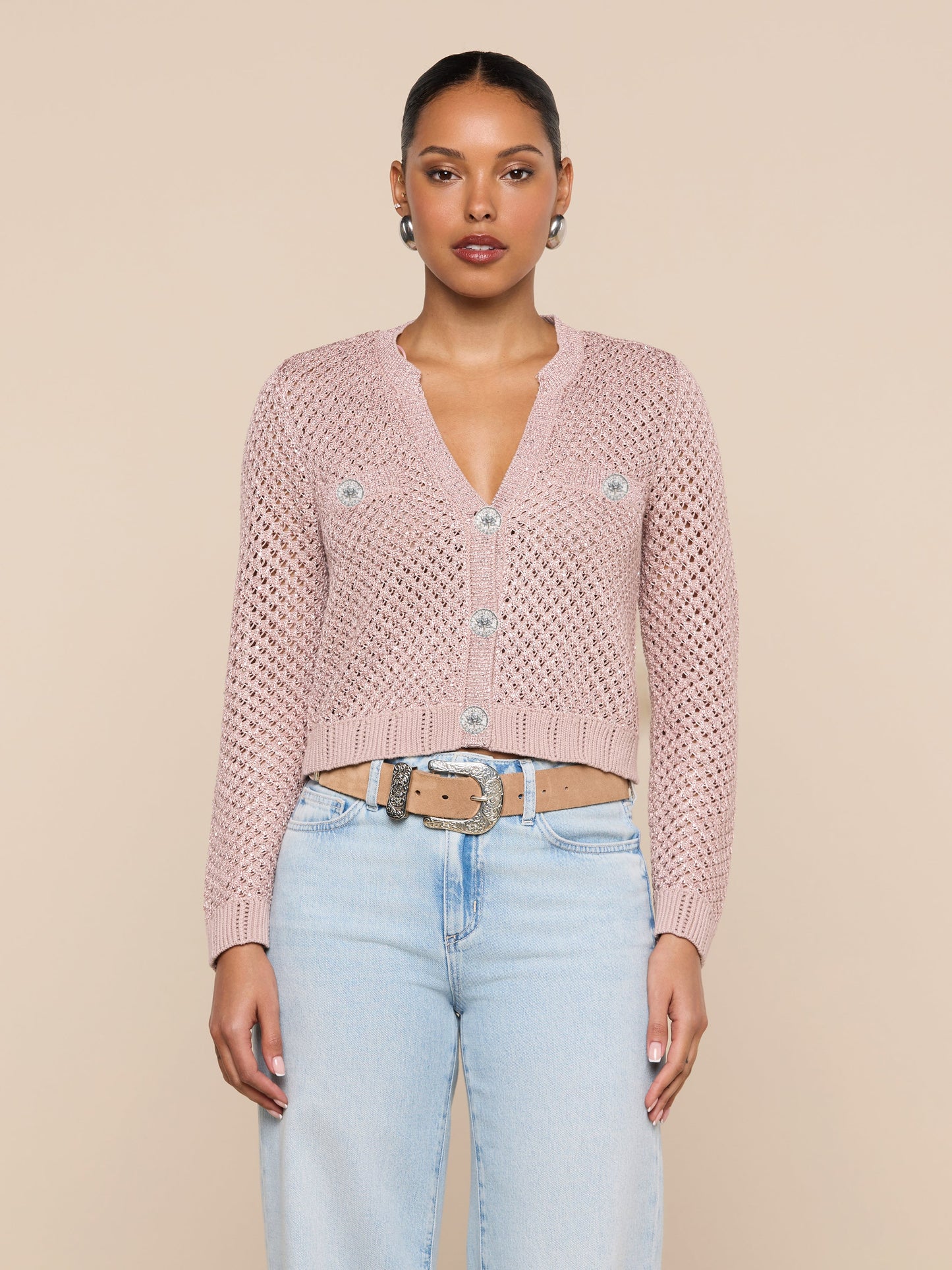 Blanca Sequin Cardigan