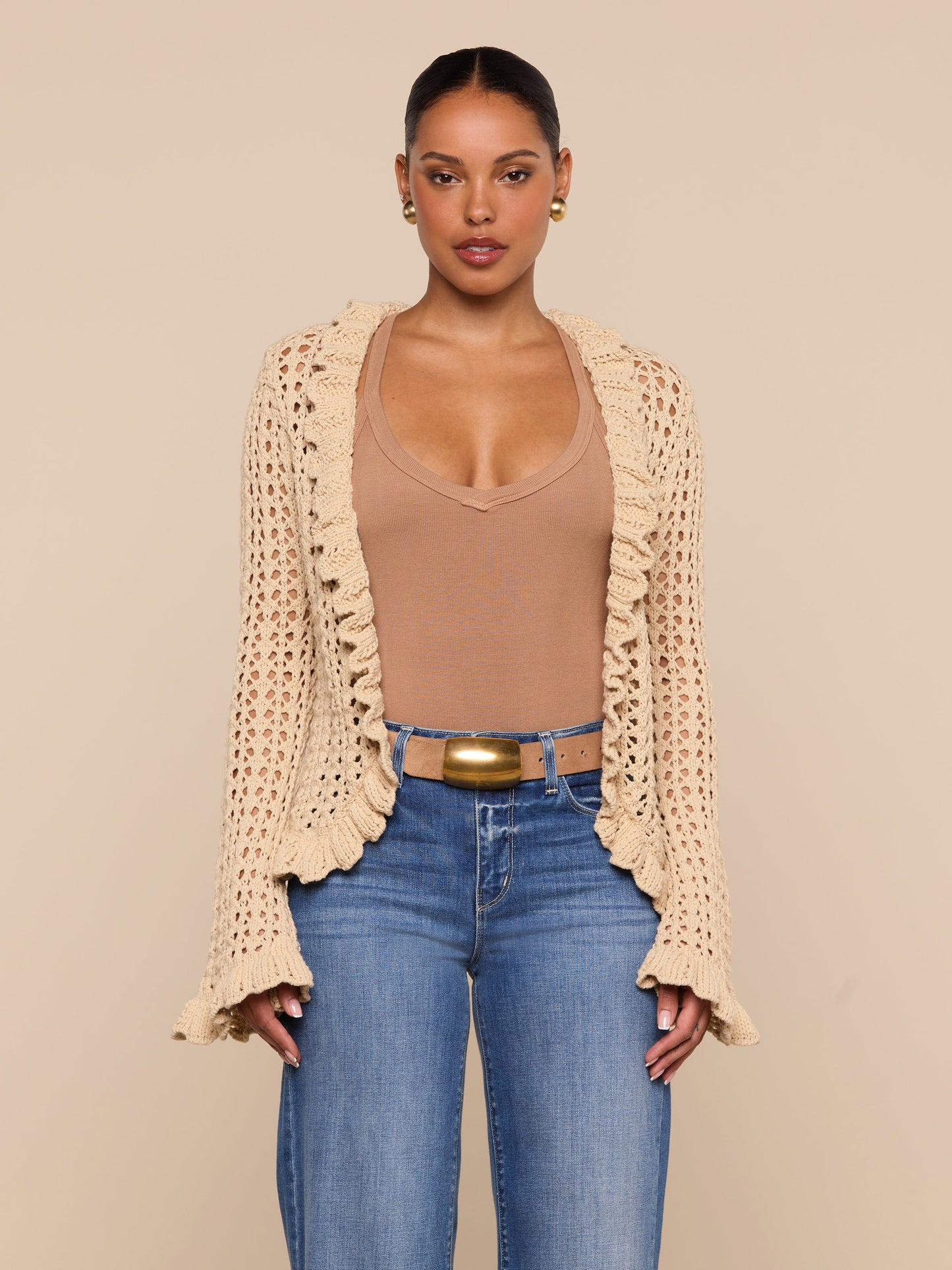 Solaris Crocheted Cardigan