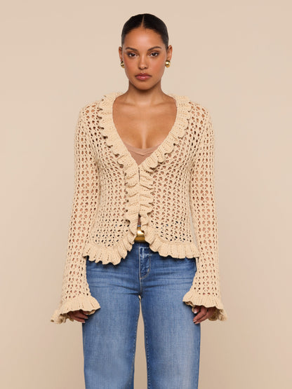 Solaris Crocheted Cardigan
