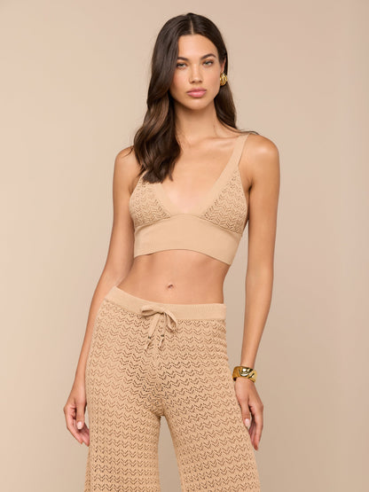 Reverie Pointelle Knit Bralette
