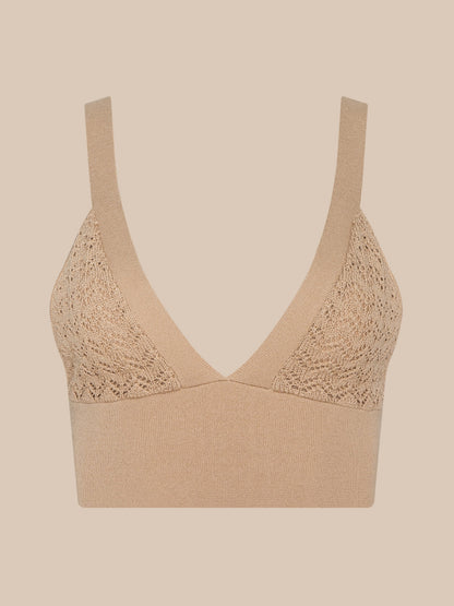 Reverie Pointelle Knit Bralette