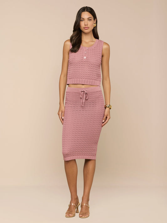 Lacen Pointelle Knit Skirt