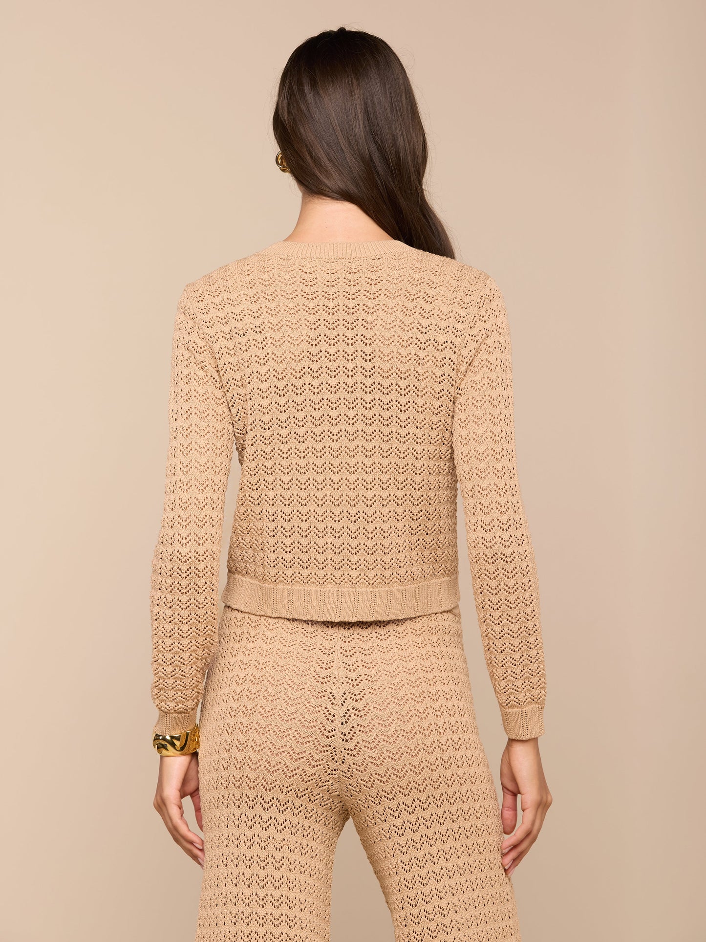 Orla Pointelle Knit Cardigan