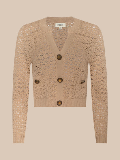 Orla Pointelle Knit Cardigan