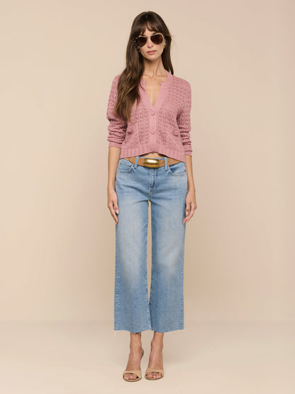 Orla Pointelle Knit Cardigan
