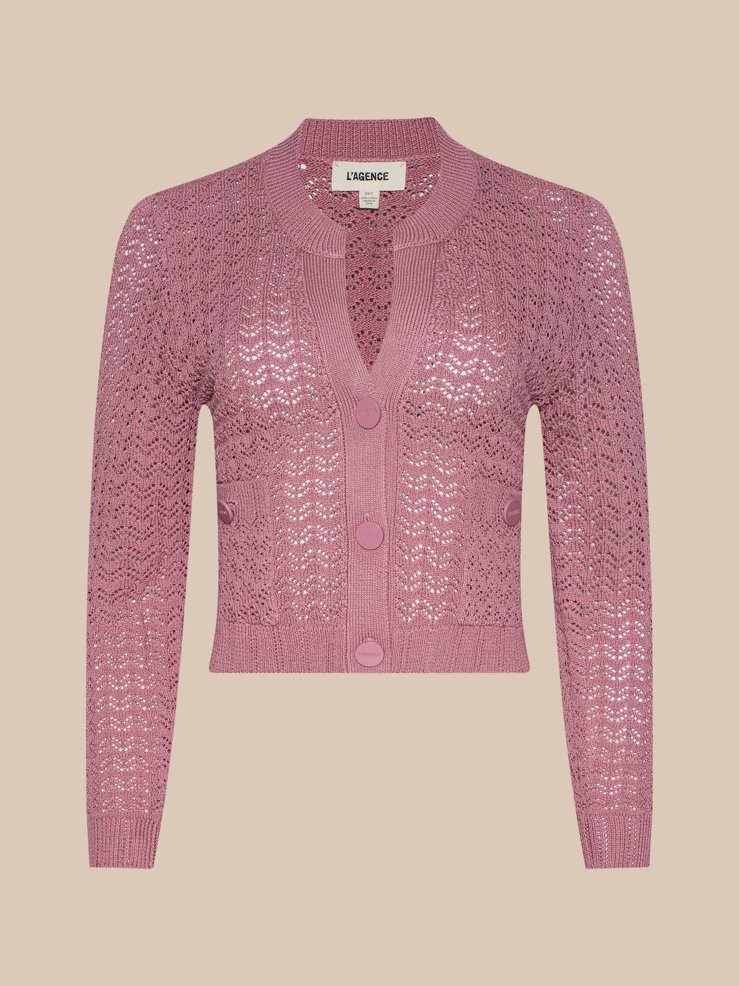 Orla Pointelle Knit Cardigan