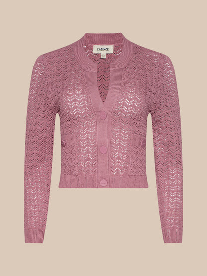 Orla Pointelle Knit Cardigan