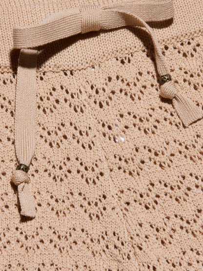 Gaelle Pointelle Knit Pant