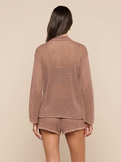 Mariana Pointelle Knit Shirt