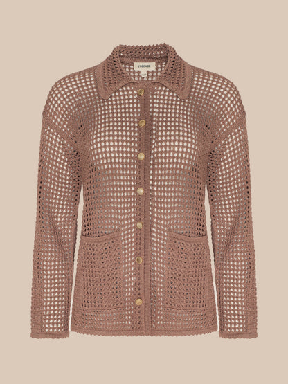 Mariana Pointelle Knit Shirt