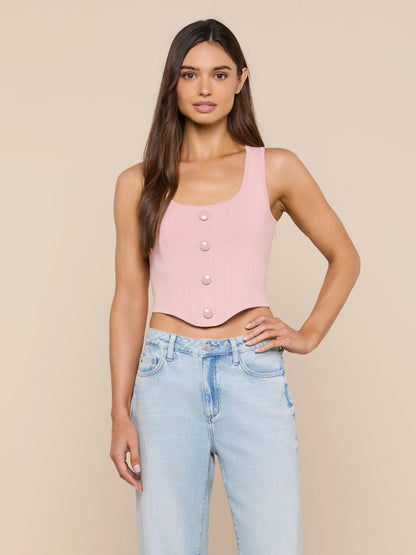 Dove Knit Corset Top