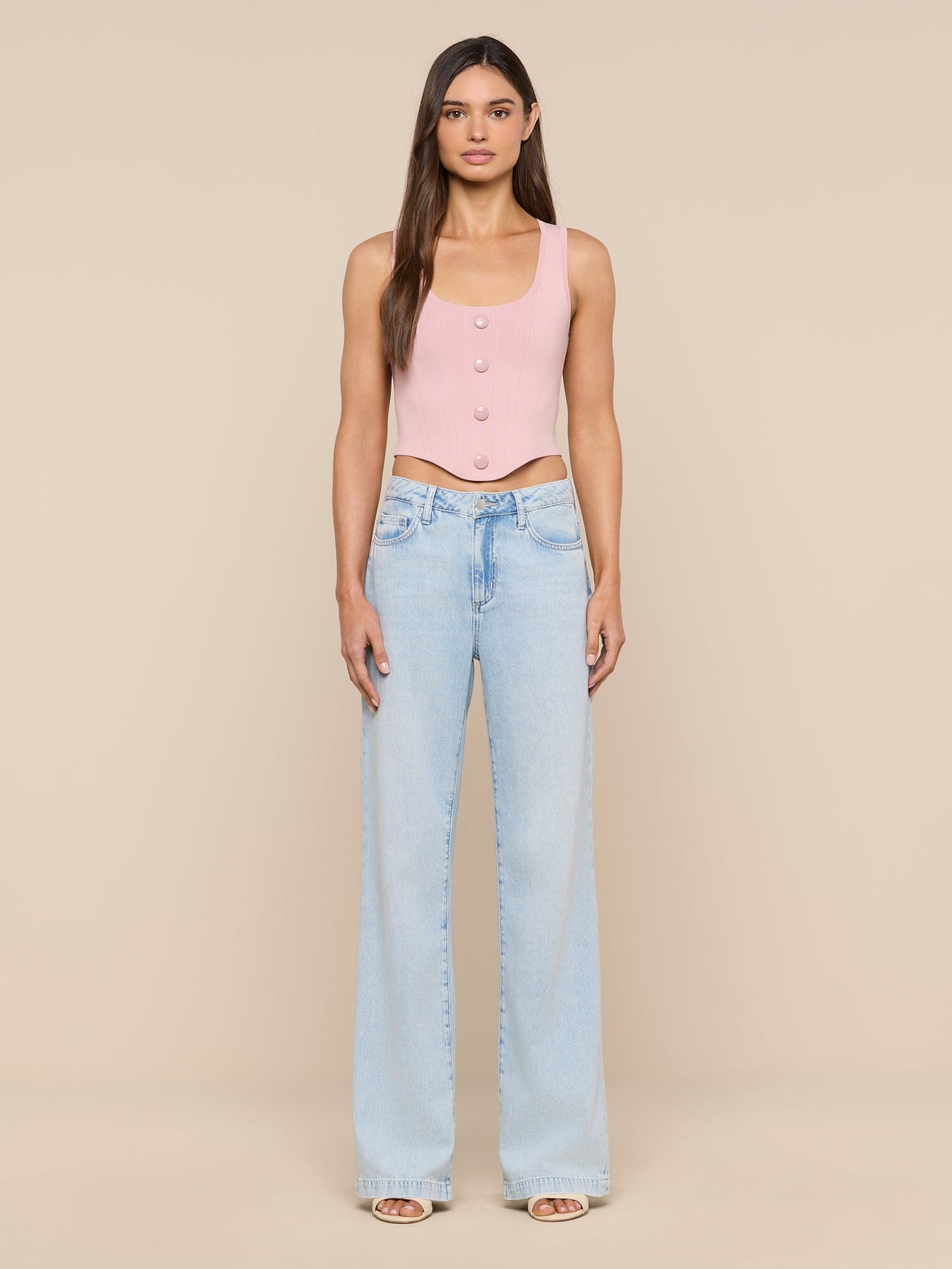 Dove Knit Corset Top