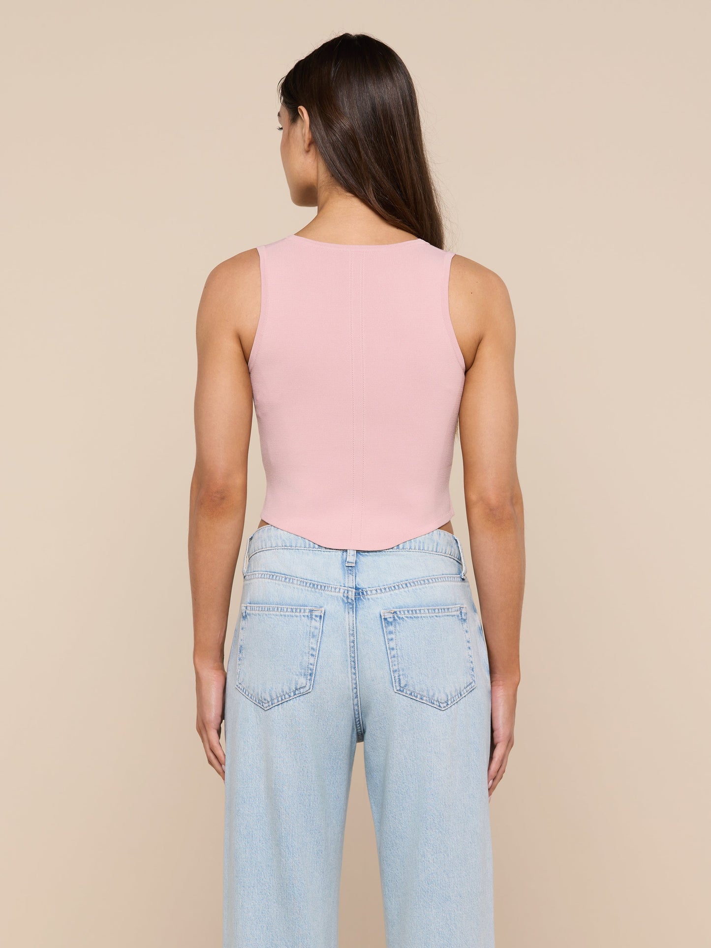 Dove Knit Corset Top