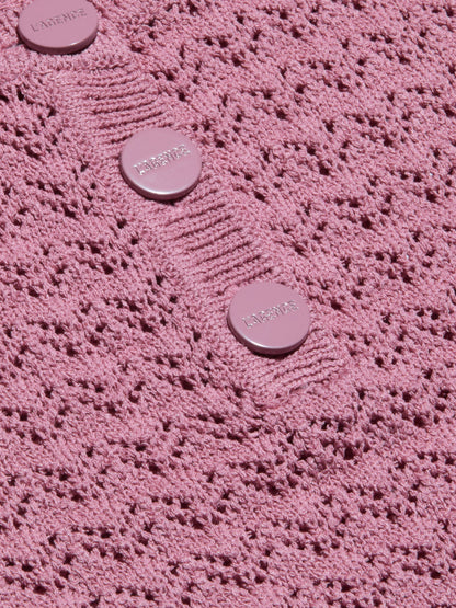 Carven Pointelle Knit Tank