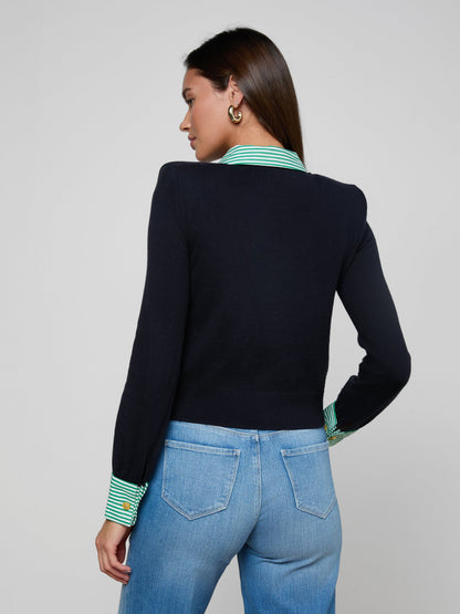April Poplin Collar Pullover