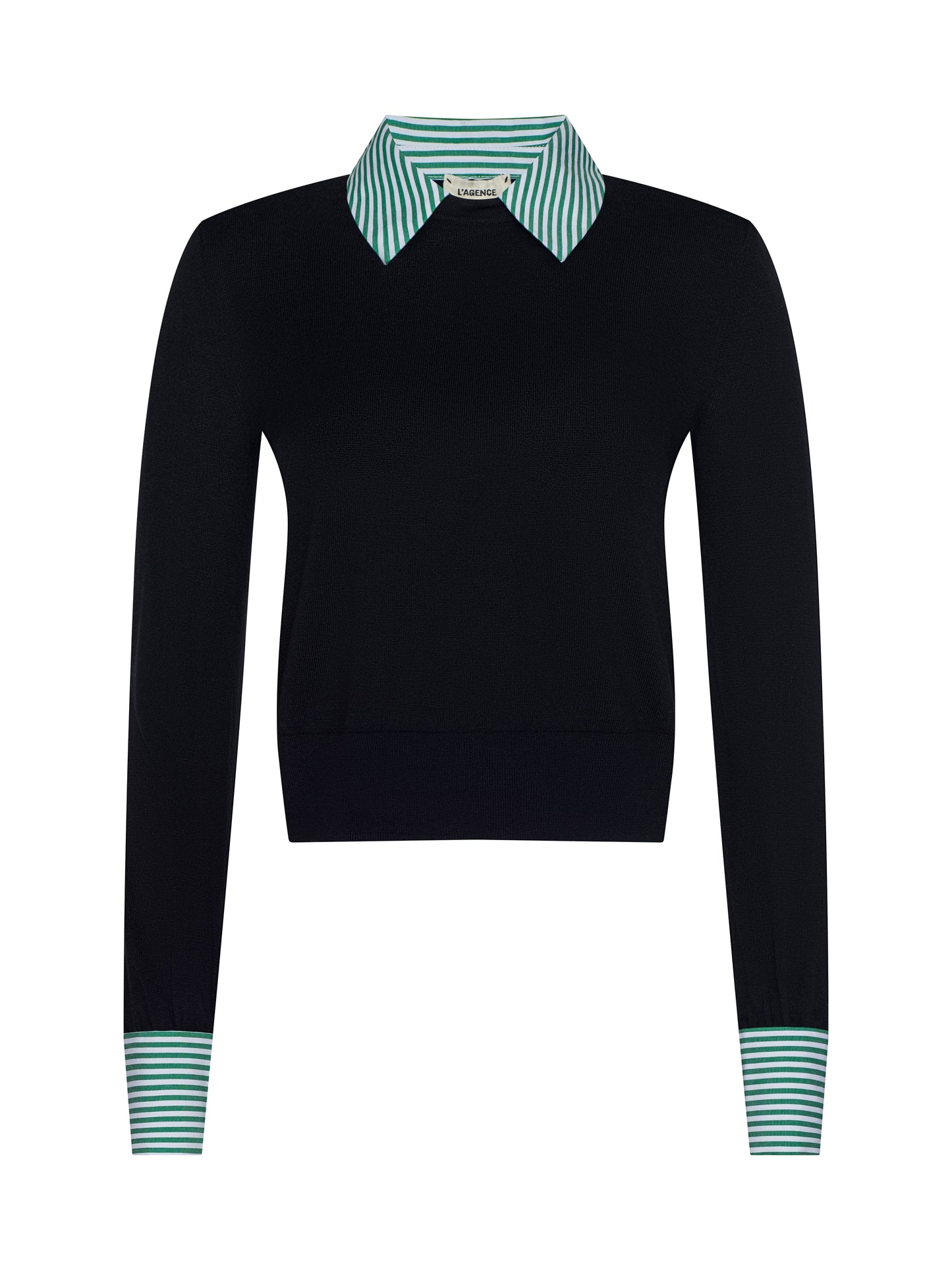 April Poplin Collar Pullover