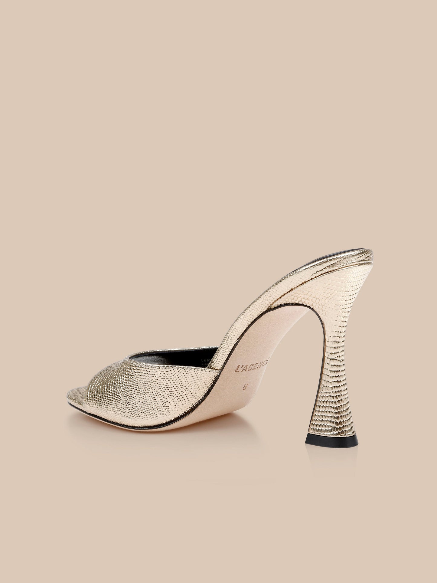 Avery Leather Open-Toe Mule