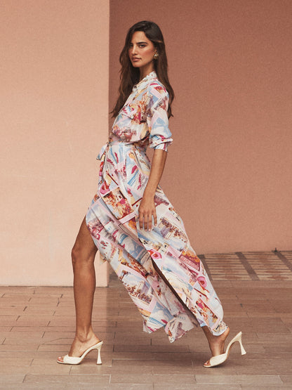 Cameron Silk Shirt Dress
