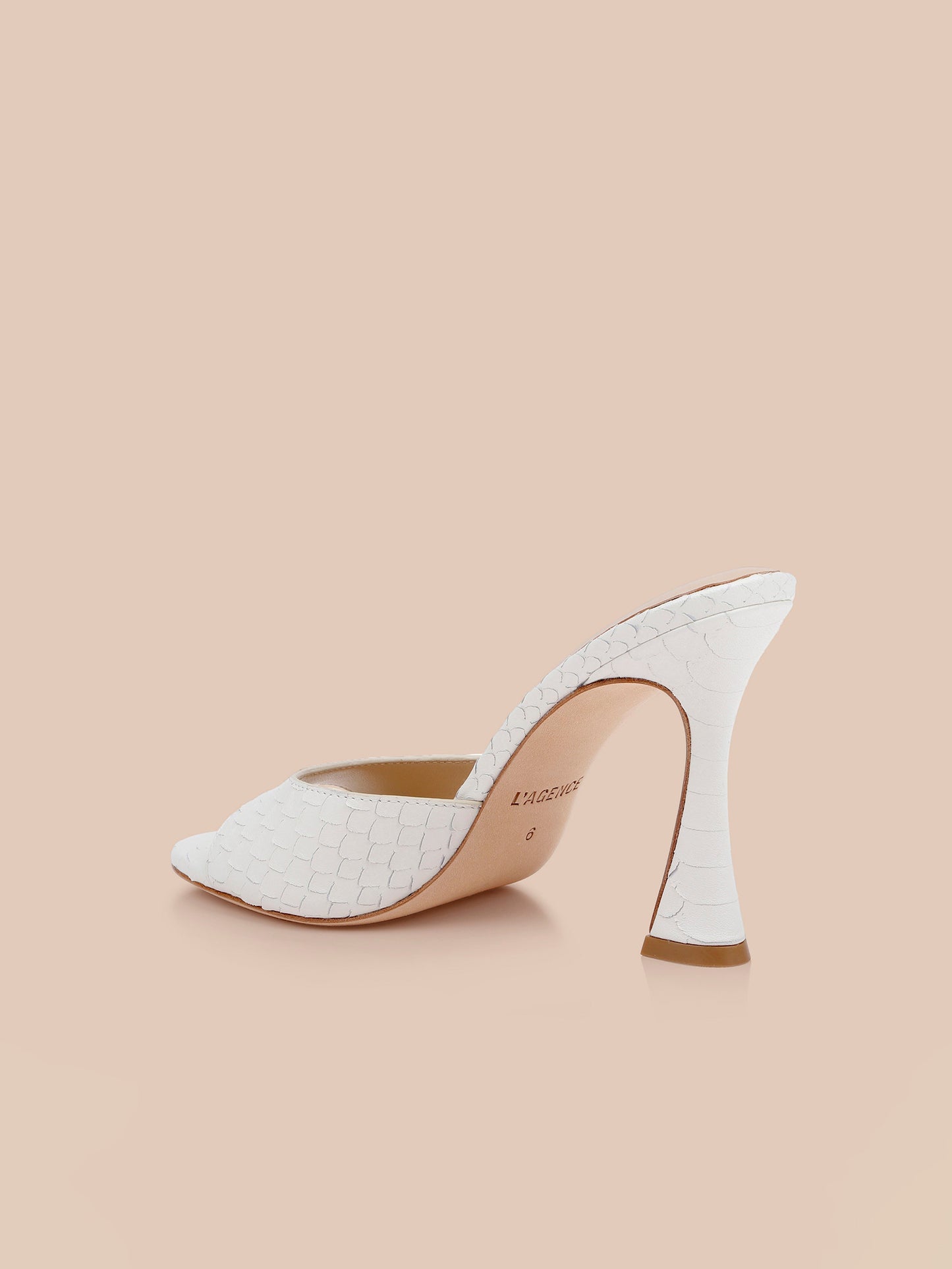 Avery Leather Open-Toe Mule