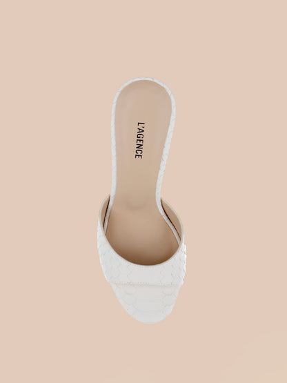 Avery Leather Open-Toe Mule