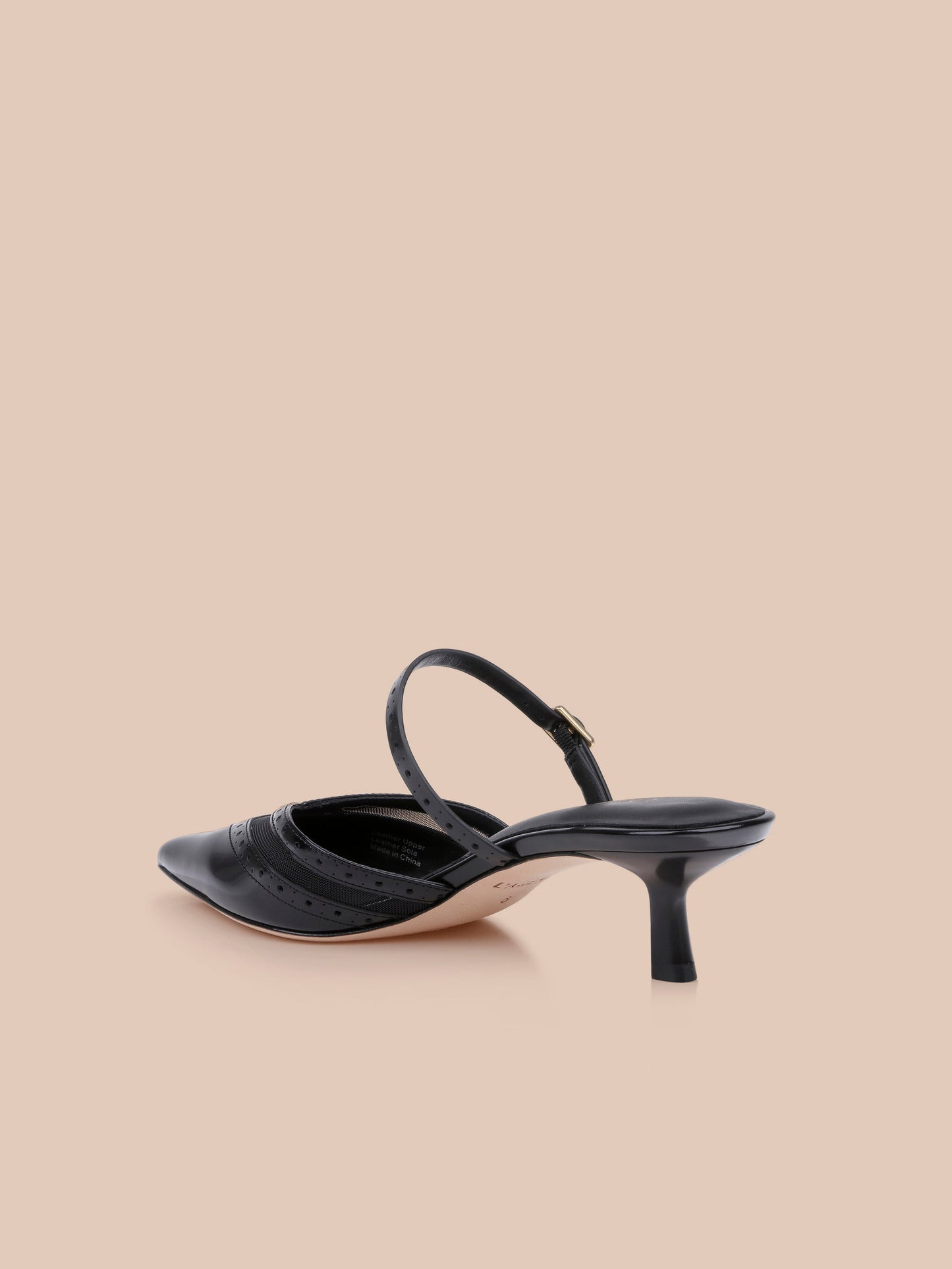 Shelbie Kitten-Heel Mule
