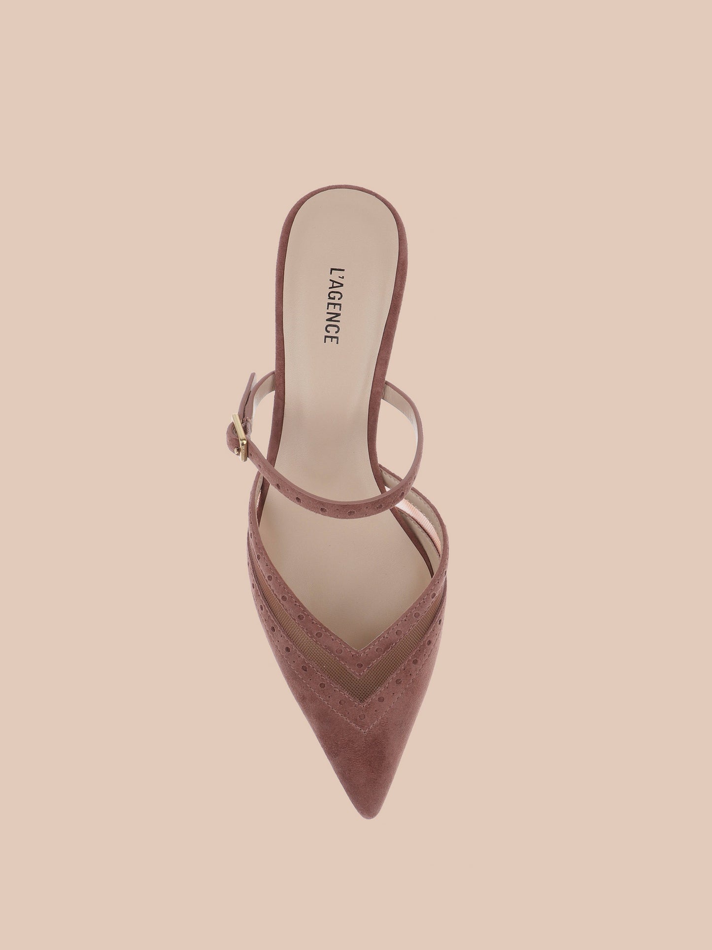 Shelbie Kitten-Heel Mule