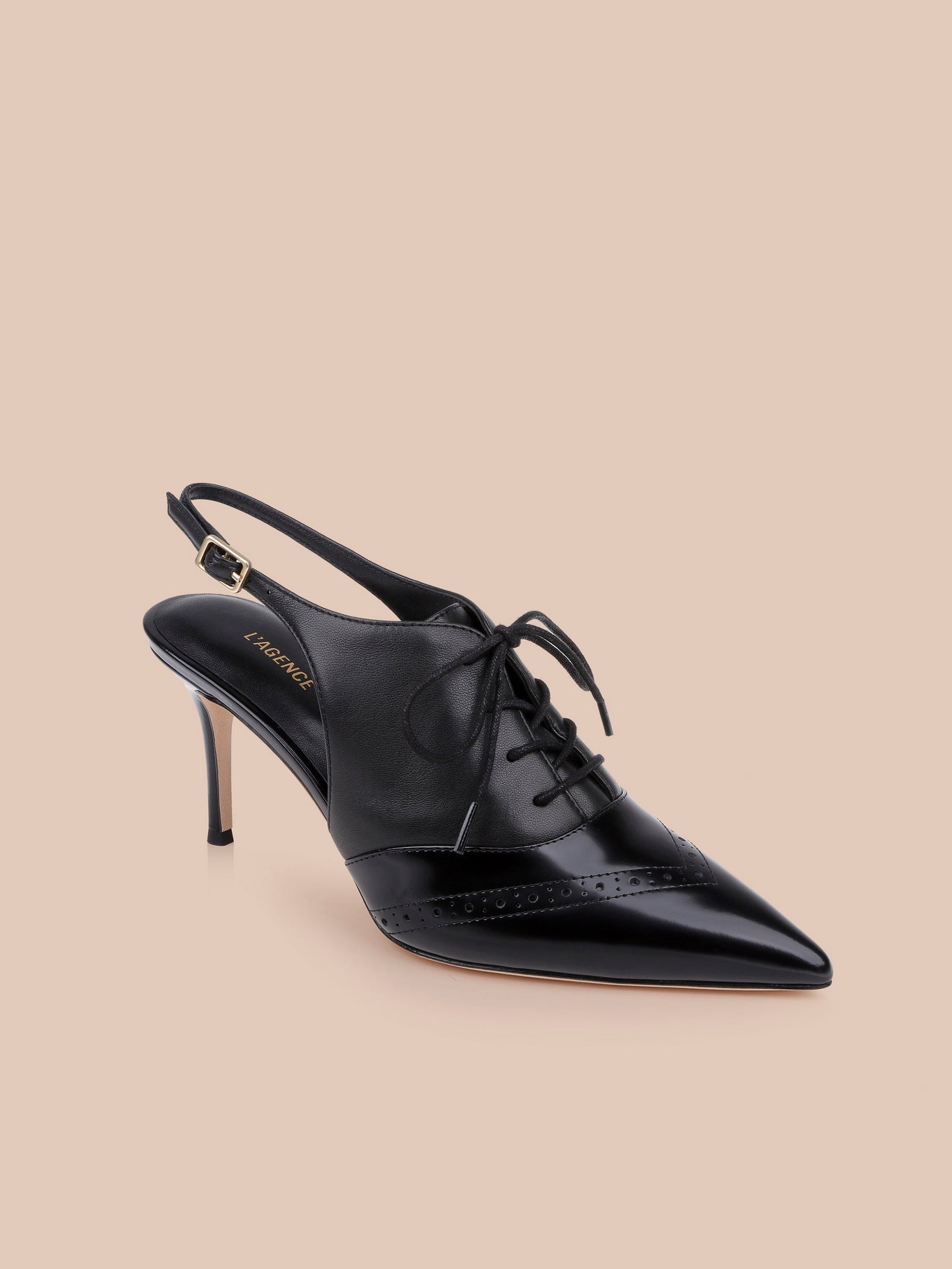 Shreya Leather Slingback Pump